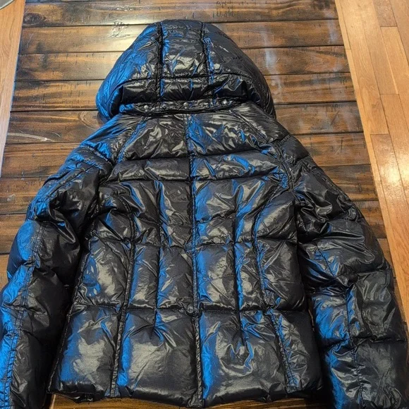 SAM S13 Down Glossy Puffer Jacket With Hood - Picture 8 of 9